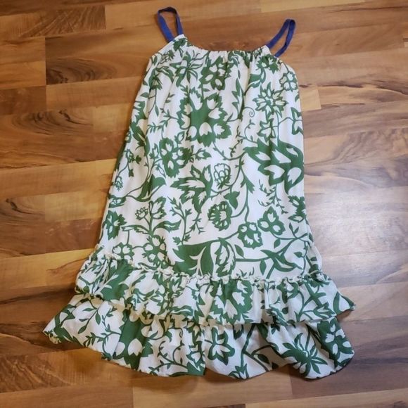 GAP Drawstring Halter Floral Dress with Ruffles - Picture 2 of 8